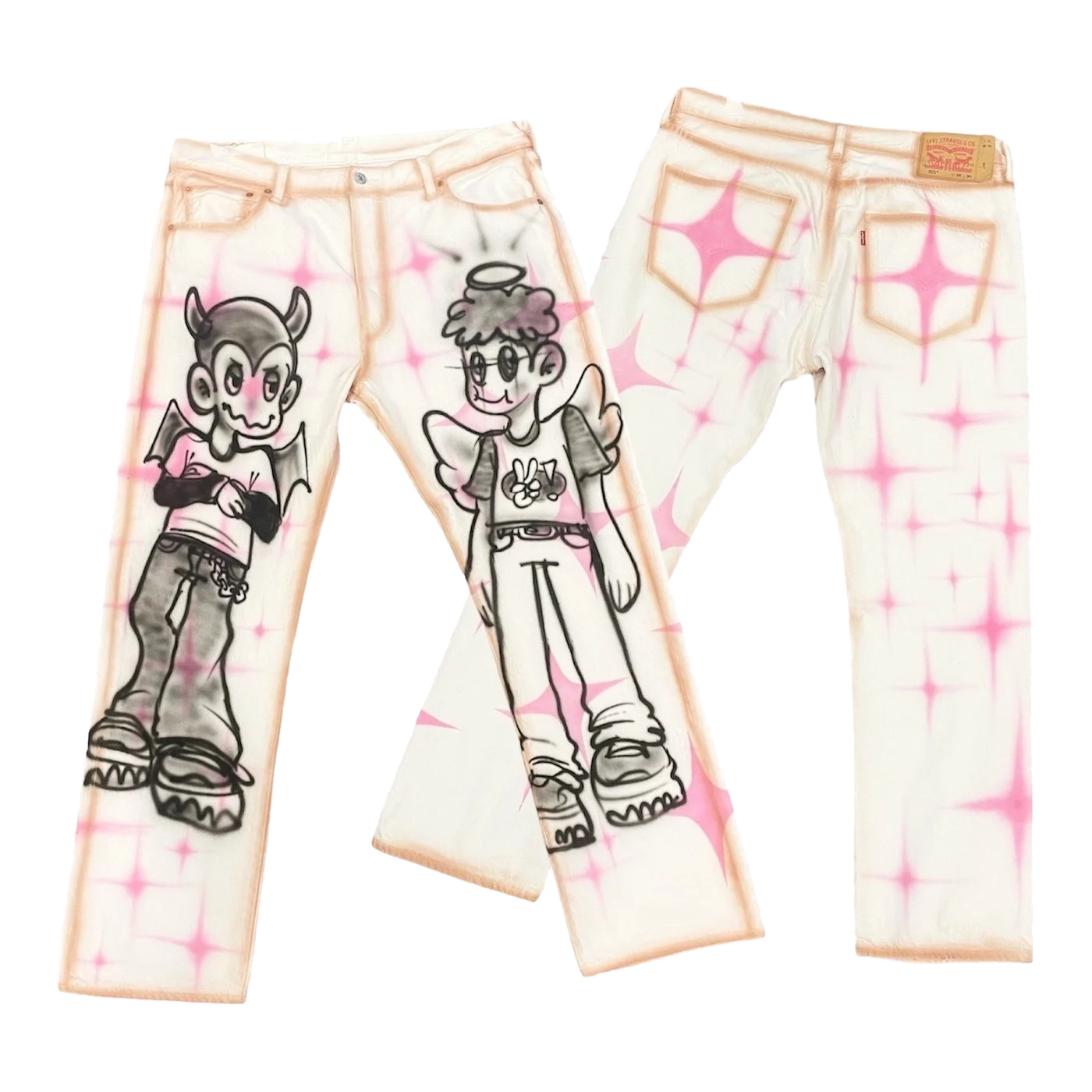 Pink Star Jeans