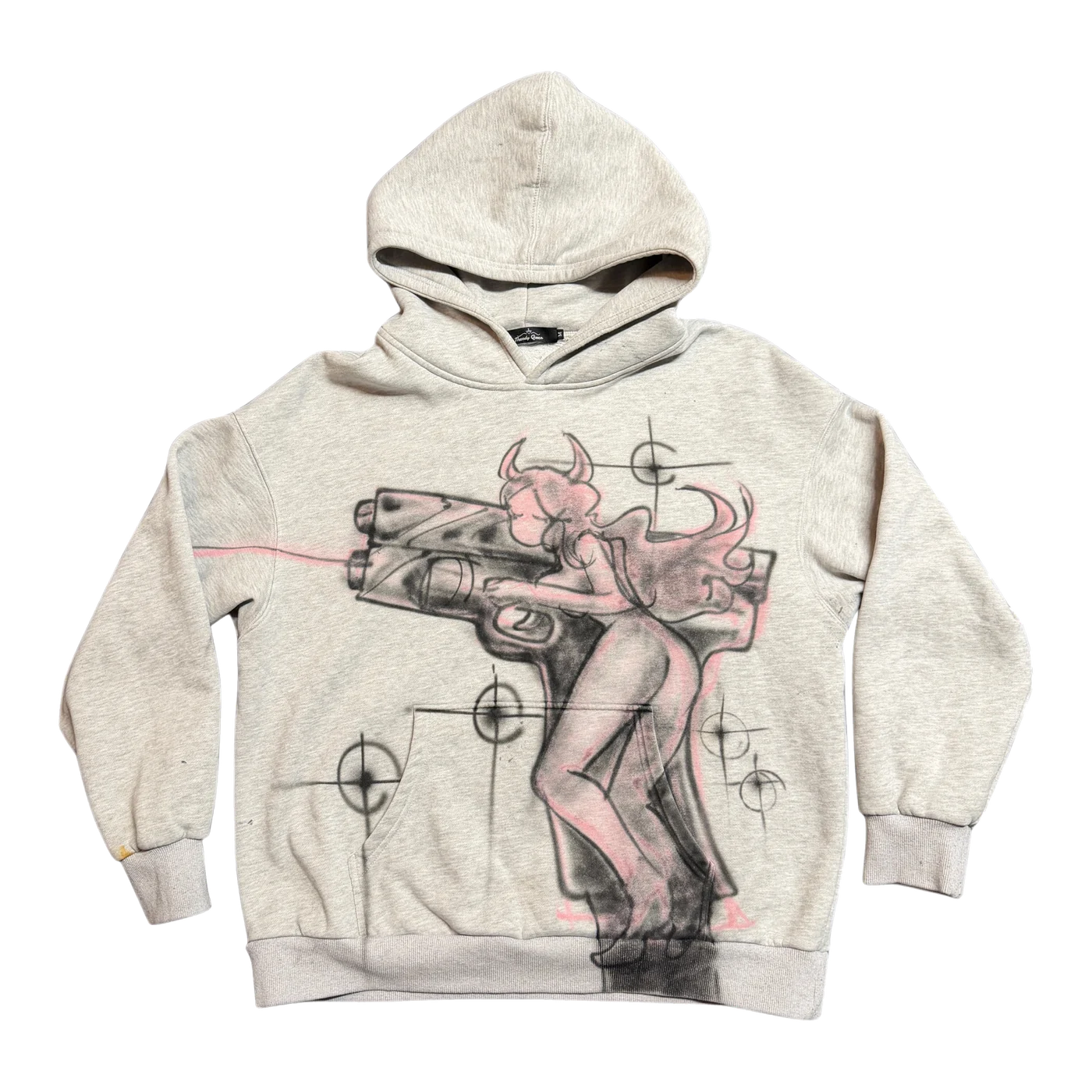 Love Hurts Hoodie Grey